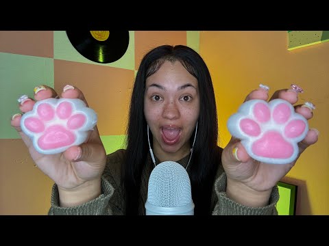 ASMR Fuzzy 🐾 Catpaw 🐾 | squishy squooshie noises