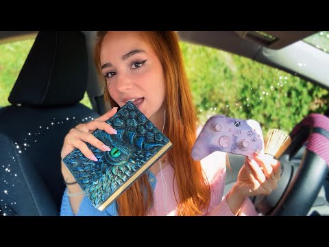 ASMR: NOUVEAUX DÉCLENCHEURS en VOITURE🌸