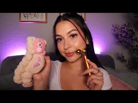 ASMR Cozy at home Spa day with your Sweet Roommate🧖‍♀️🫶🏼 (facial, layered sounds)