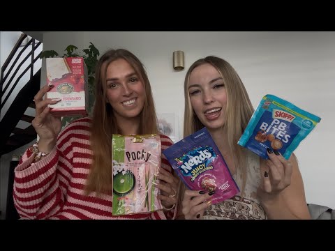 ASMR | trying american snacks🇺🇸