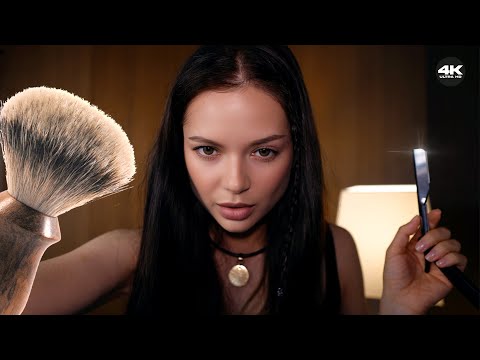 ASMR Мастер с опасной бритвой! Нежные прикосновения и персональное внимание для крепкого сна 😴