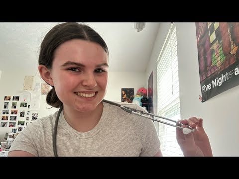 ASMR nurse check-up roleplay!! 👩‍⚕️👩‍⚕️