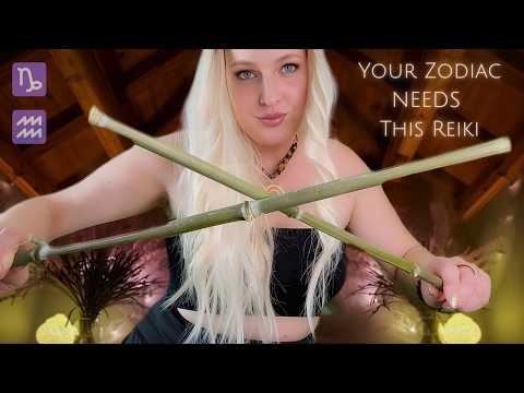 ASMR Zodiac Reiki for Capricorn & Aquarius ♑♒ | Custom Triggers to Melt Stress