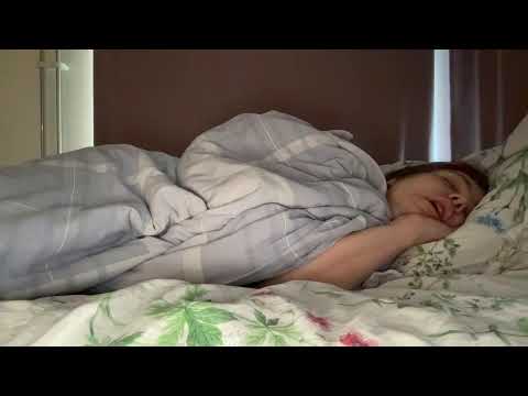 Asmr sleeping snoring girl
