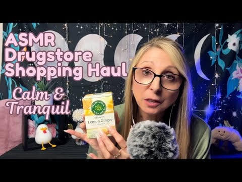 ASMR Drugstore Haul ✨ Cute Beauty & Grocery Finds! Soft Whispers & Tingles for Relaxation.