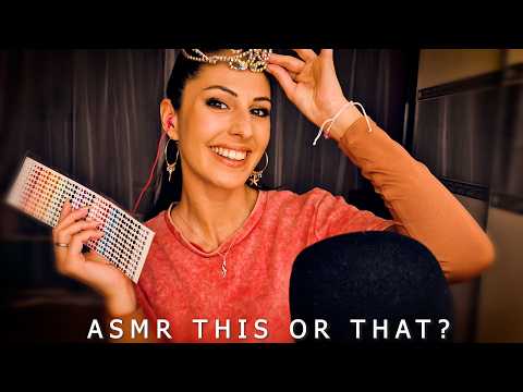 ASMR This or That🤔 Trigger Game⭐️ АСМР Игра -Това или Онова | Кой е  твоят тригър?🤔АСМР На Български