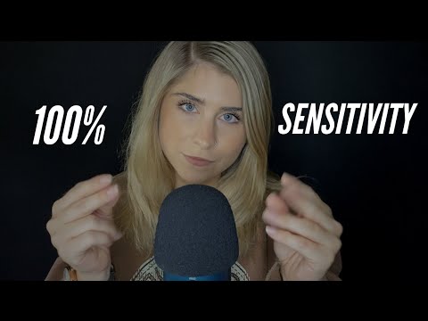 ASMR | 100% SENSITIVITY, whisper ramble, random objects.