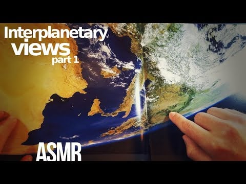 Interplanetary Views: Earth, Moon, Venus, and the Sun | ASMR (light rain)