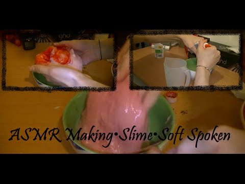 ♥ASMR♥ Making•Slime•Soft Spoken