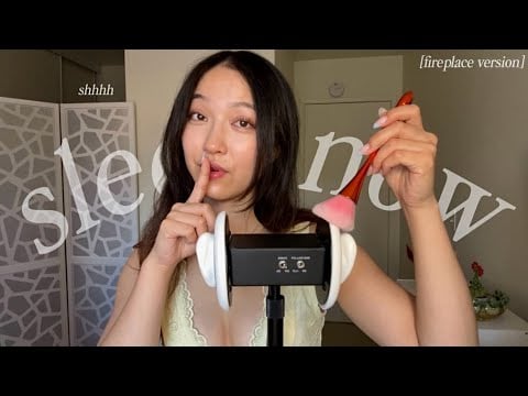 Your Ears Need This ASMR To Fall Asleep Tonight 💤  Cozy Ear to Ear Relaxation… [Fireplace Vers.] 