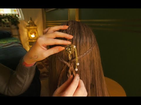 ASMR | Perfectionist | Simple Hair Styling With A Hair Pin | Soft Spoken | Irish With Subtitles