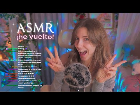 Holiii he vuelto a los directos de ASMR 🤍