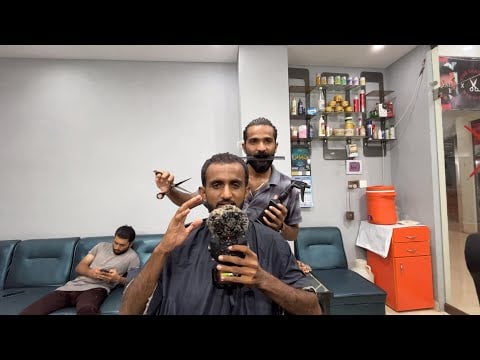 ASMR Real Barbershop Haircut 