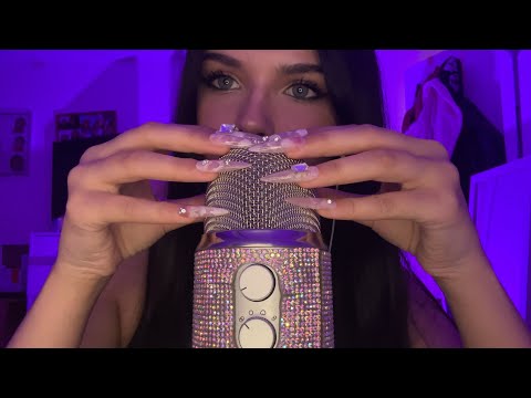 ASMR Mic Scratching and Mouth Soounds