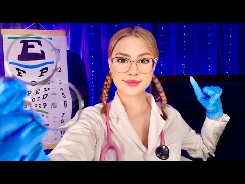 ASMR Examen de la VUE Verre 1 OU 2 👓 Médecin Roleplay pour la Détente, Examen RP 😴