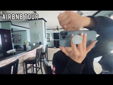 FAST & AGGRESSIVE ASMR LOFI AIRBNB ROOM TOUR | camera/buildup tapping