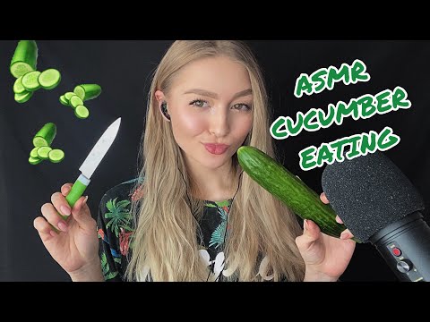 ASMR EATING AND SUCKING CUCUMBER - The ASMR Index