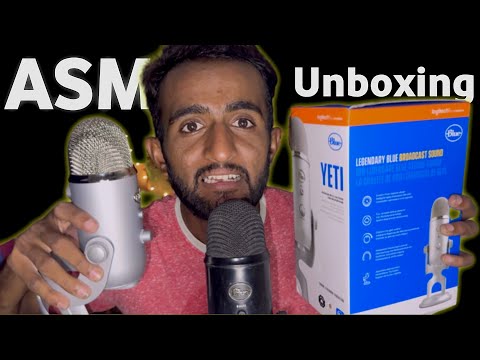 ASMR Unboxing Blue Yeti Mic