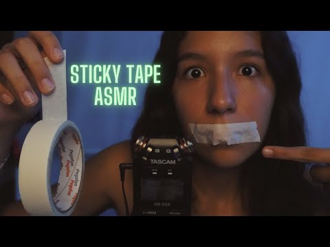 ASMR - Trying Sticky Tape on my Lips 🤤 | (YOU WILL TINGLE🔥)