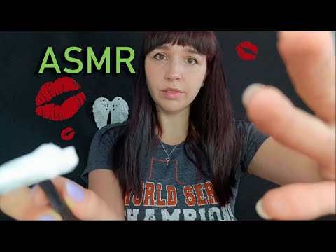 АСМР Твоя девушка❤ Массаж лица, бритье с пеной, щетка по бороде🧼 ASMR Face massage, Beard shaving