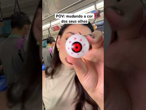 POV: mudando a cor dos seus olhos #asmr #asmrsounds #humor #shorts
