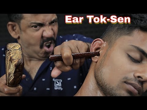 Ear Tok Sen By Asim Barber | ASMR Hair Cracking Head Massage