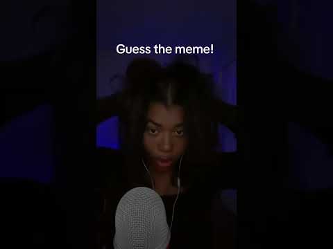 (ASMR) GUESS THE MEME! 🤔 (SUB FOR MORE!) #asmrtriggers #mouthnoises