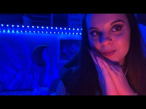 ASMR a poca luz | mouth sounds, atención personal, visuales, tapping y sonidos líquidos