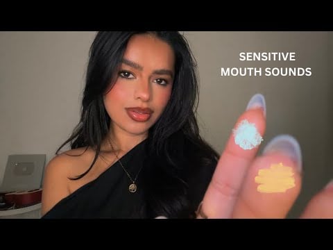 ASMR~ Painting Your Face w/ Extreme Mouth Sounds & Hand Movements 🎨