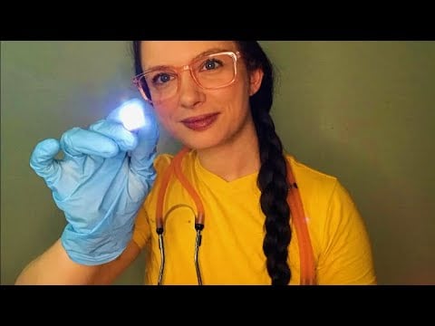 ASMR Cranial Nerve Exam EYES CLOSED ✨