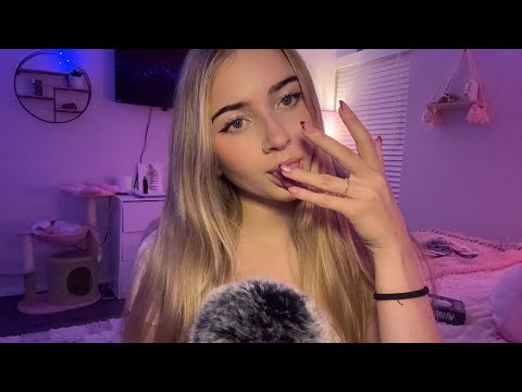 ASMR Spit Painting and Personal Attention! (wet mouth sounds, no real spit)