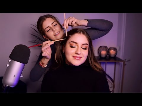 ASMR [Real Person] Scalp Check & Massage | Haar-Verwöhnung zum Einschlafen HairPlay Brushing deutsch