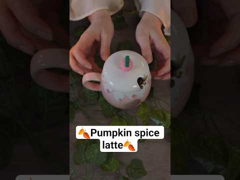 ⭐✨Te preparo un pumpkin spice latte de otoño? 🍂☕ ASMR cozy ✨️