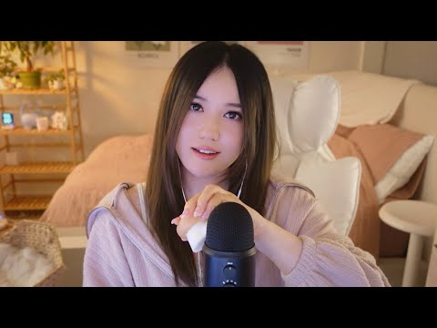 [ASMR] Relaxing Your Mind and Body ❤️ (Deep Breathy Whispers, Blowing, Brushing)