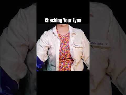 Eye Exam #ASMR #medicalroleplay #visualasmr #asmrlikeasandbox #relax