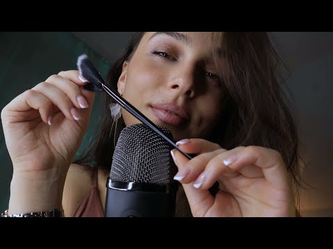 ASMR Inaudible Whispers, Face Brushing and Personal Attention