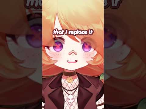 My strange habits 😜 #vtuber #shorts