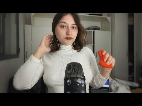 ASMR SONIDOS COSQUILLOSOS (Tapping, Mouth Sounds, Scratching) 