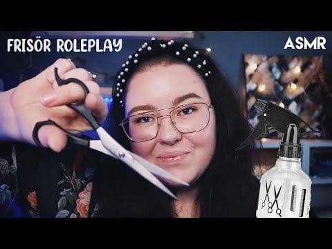 ASMR ✂️ Frisör Roleplay (klippning och styling) ✨