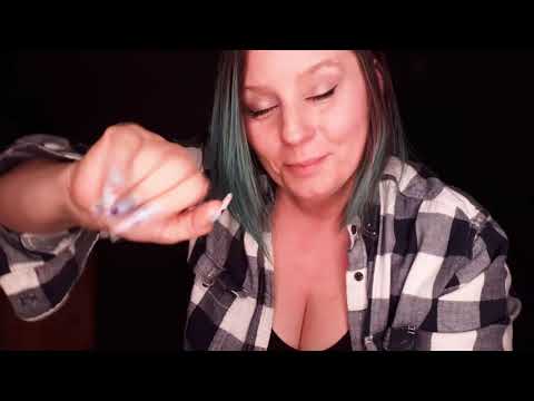 Asmr Tapping /Scratching Shirt /Skin/Hair/Whispering Triggers