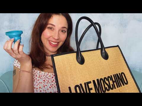 ASMR👜What’s In My Bag?👜Soft Spoken & Whispering (Italian Accent)