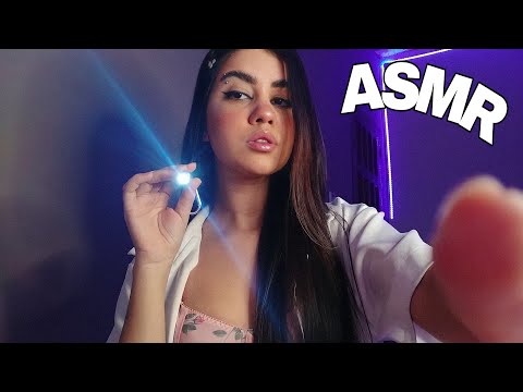 ASMR SUA NAMORADA EXAMINANDO SEUS OLHOS