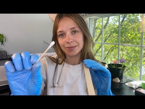 POV ASMR Immediate Care Clinic Visit 🩺 Soft Spoken Medical Exam & Treatment