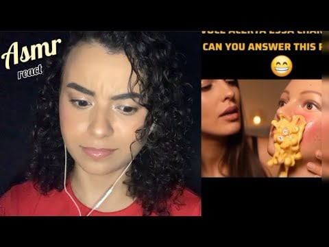 ASMRtista  REAGINDO ASMR DE IA NO TIK TOK  e youtube 🤖 