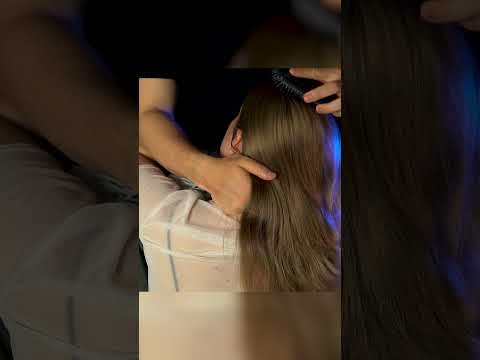 Hair Brushing for SLEEP ASMR  #relaxing #asmr #hairbrushing #scalpmassage  #insomniarelief  #hair