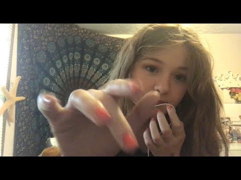 ASMR inaudible whisper and hand movements🤪💋