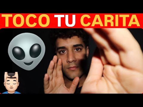 ASMR visual || toco tu carita || mouth sounds || susurros || tingles