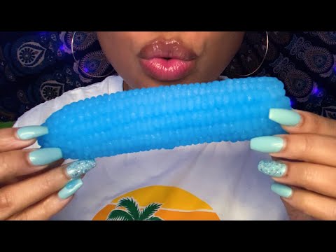 ASMR | Blue Corn On The Cob  🌽