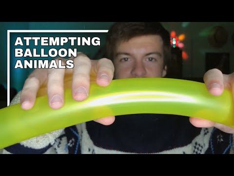 [ASMR] Making Balloon Animals Except I'm Doing It All Wrong! | Scraped Video