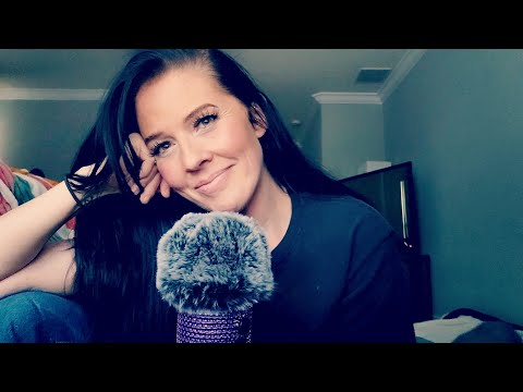 ASMR- Clicky, Cupped, Close Up Whisper Ramble (Channel/Life Update & Bonus Hair Salon Story)